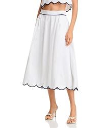 French Connection - Alexis Midi Skirt - Lyst
