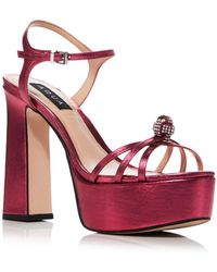 aqua women's lory platform high heel sandals