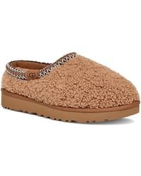 UGG - Tasman Maxi Curly Clog Flats - Lyst
