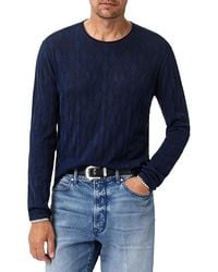 John Varvatos - Brycen Broken Argyle Texture Sweater - Lyst