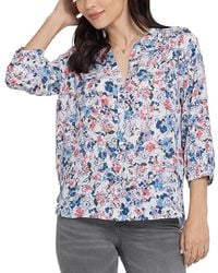 NYDJ - Pintuck Blouse - Lyst