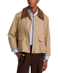 3.1 Phillip Lim - Cropped Flounce Combo Jacket - Lyst