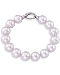 Majorica Handcrafted Simulated Pearl Bracelet - White