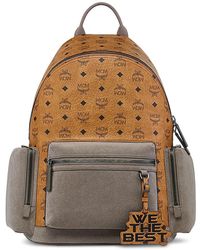 MCM - Collection X Wtb Allover Logo Backpack - Lyst