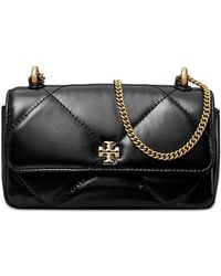 Tory Burch - Mini Kira Diamond Quilted Leather Flap Bag - Lyst