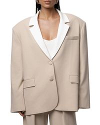JLUXLABEL - Command Oversized Blazer - Lyst