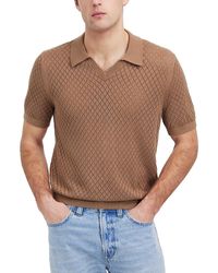 Madewell - Diamond Pointelle Stitch Regular Fit Short Sleeve Sweater - Lyst