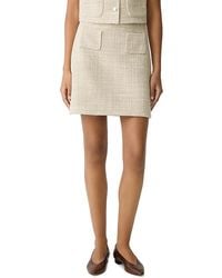 Theory - A-Line Mini Skirt - Lyst
