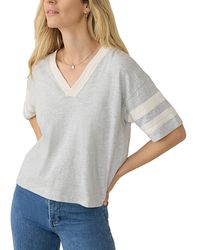 Faherty - Sunwashed Varsity Tee - Lyst