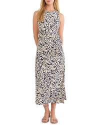 NIC+ZOE - Contrast Swirl Heather Dress - Lyst
