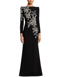 Jenny Packham - Slipper Orchid Floral-Embellished Maxi Dress - Lyst