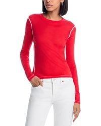 RE/DONE - Semi Sheer Cotton Tee - Lyst