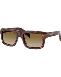 Prada - Rectangular Sunglasses, 56Mm - Lyst