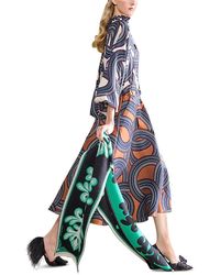 La DoubleJ - Silk Blend Drawstring Skirt - Lyst