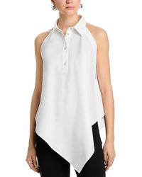 Helmut Lang - Collared Scarf Top - Lyst