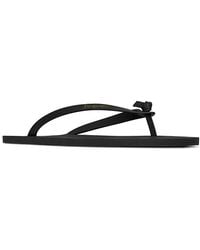 Saint Laurent - Pool Flip-Flops - Lyst