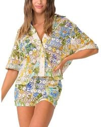 PQ Swim - Blake Button Top Swim Cover-Up - Lyst