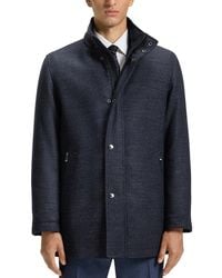 BOSS - Camron Relaxed Fit Coat - Lyst