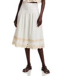 Rails - Sol Scalloped Midi Skirt - Lyst