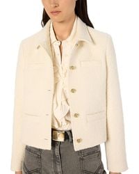 Gerard Darel - Norine Collared Button Up Jacket - Lyst