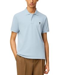 Ami Paris - De Coeur Regular Fit Polo Shirt - Lyst