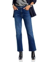 Mother - High Rise Stretch Straight Leg Jeans - Lyst