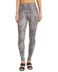 Spanx Sequined Faux - Leather Leggings 
