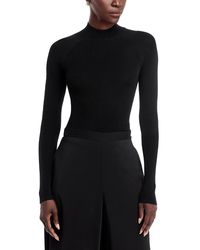 Majestic Filatures - Mock Neck Wool & Silk Top - Lyst