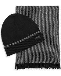 BOSS - Hernesto Hat & Scarf Set - Lyst