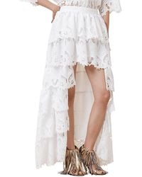 AllSaints - Cavarly Embroidered Skirt - Lyst