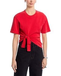 Area - Knot Hem Tee - Lyst