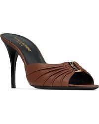 Saint Laurent - Babylone Mule Sandals - Lyst