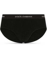 Dolce & Gabbana Sicily Rib Brando Brief - Black
