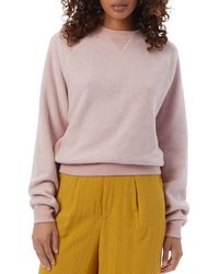 Alternative Apparel Teddy Textured Sweatshirt - Pink