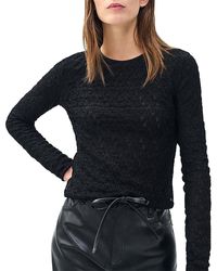 Rag & Bone - Ellie Lace Long Sleeve Tee - Lyst