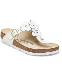Birkenstock - Gizeh Flowers Thong Sandals - Lyst
