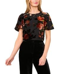 Ted Baker - Belliana Burnout Velvet Top - Lyst