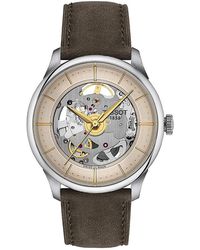 Tissot - Chemin Des Tourelles Powermatic 80 Squelette Watch, 39Mm - Lyst