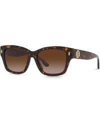 Tory Burch - 53mm Square Sunglasses - Lyst