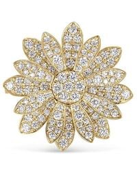 Roberto Coin - 18K Margherita Diamond Flower Statement Ring - Lyst