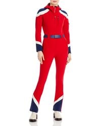 Perfect Moment Perfect Mot Allos One - Piece Hooded Ski Suit - Red