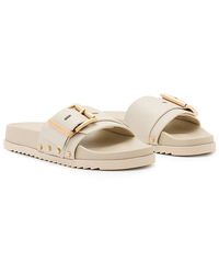 AllSaints - Ellie Studded Slide Sandals - Lyst