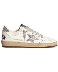 Golden Goose - Ball Star Low Top Lace Up Sneakers - Lyst
