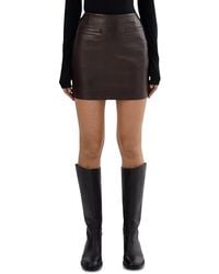 Lamarque - Rowan Leather Skirt - Lyst