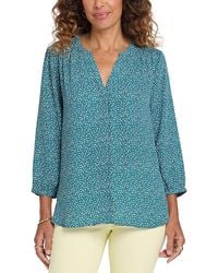 NYDJ - Pintuck Blouse - Lyst
