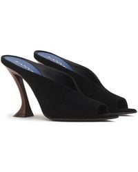 Lanvin - Midnight Step Mule - Lyst