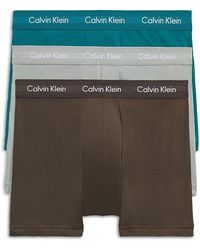 Calvin Klein - Cotton Stretch Moisture Wicking Boxer Briefs, Pack Of 3 - Lyst