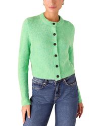 Whistles - Cropped Cardigan Sweater - Lyst