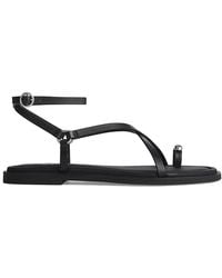 Rag & Bone - Geo Strappy Toe Ring Sandals - Lyst