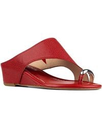 Donald J Pliner - Vesna Toe Ring Wedge Sandals - Lyst